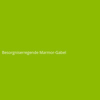 Besorgniserregende Marmor-Gabel