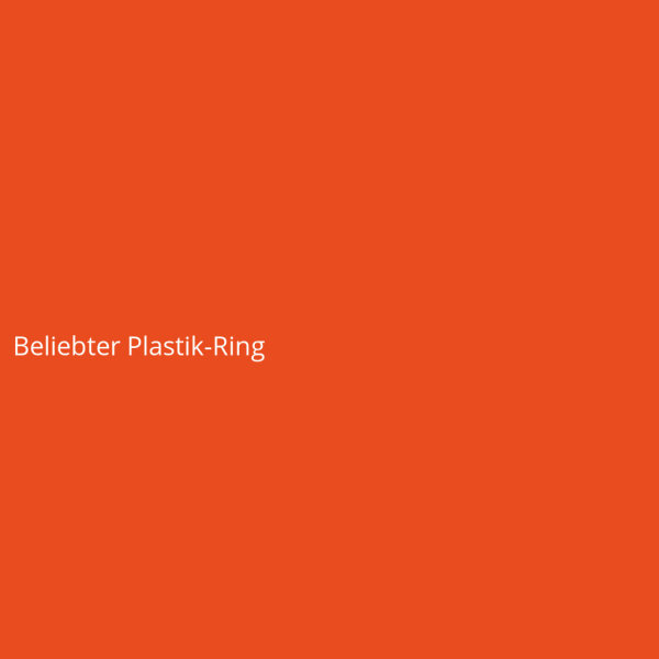 Beliebter Plastik-Ring