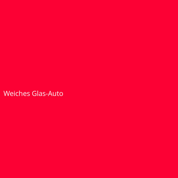 Weiches Glas-Auto