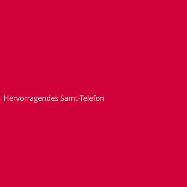 Hervorragendes Samt-Telefon