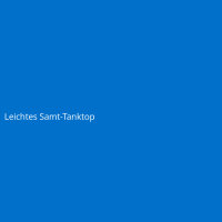 Leichtes Samt-Tanktop