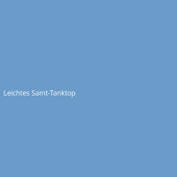 Leichtes Samt-Tanktop