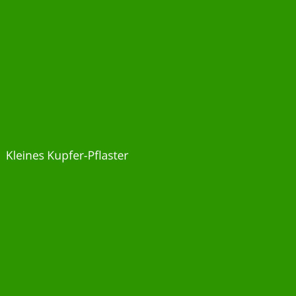 Kleines Kupfer-Pflaster