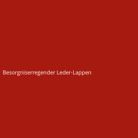 Besorgniserregender Leder-Lappen