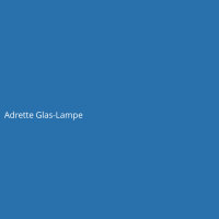 Adrette Glas-Lampe