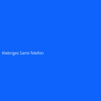 Klebriges Samt-Telefon