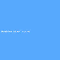 Herrlicher Seide-Computer