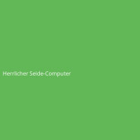 Herrlicher Seide-Computer